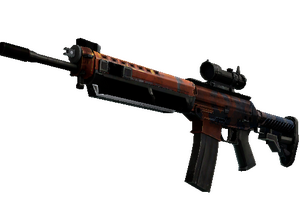 StatTrak™ SG 553 | Danger Close (Field-Tested)