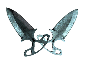 ★ Shadow Daggers | Damascus Steel (Battle-Scarred)